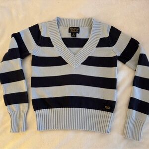 Polo Jeans striped v-neck sweater